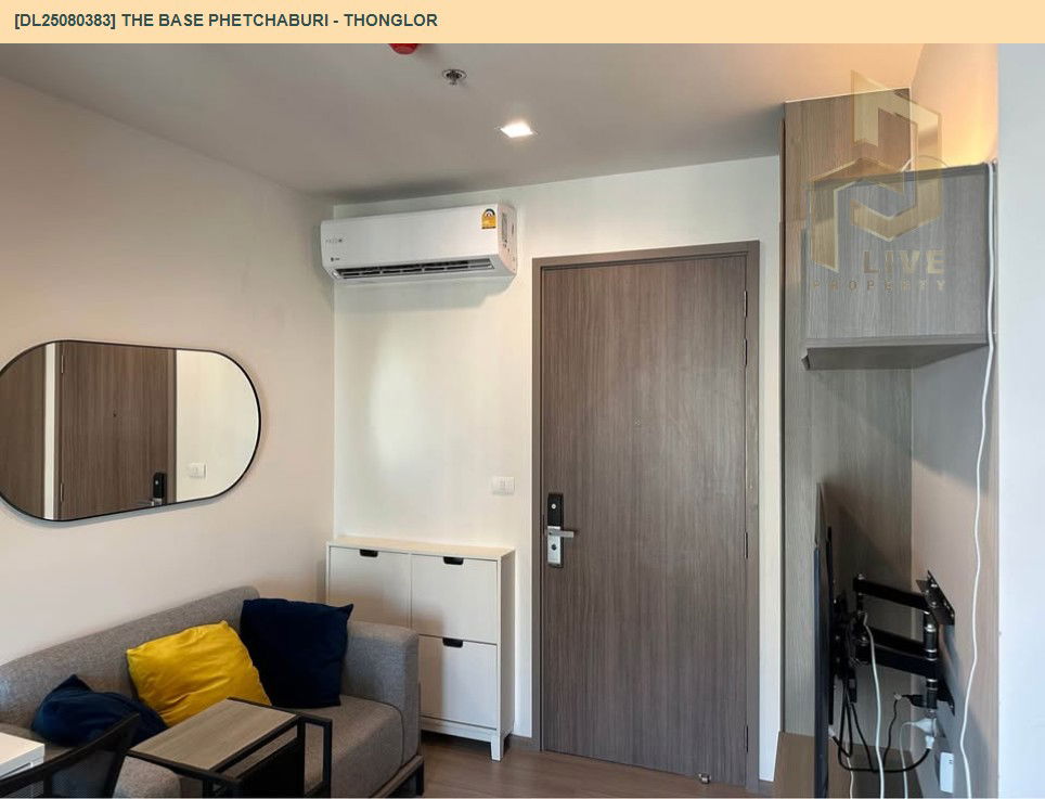 picture DL25080383 Condo for rent, THE BASE Phetchaburi - Thonglor near BTS Phrom Phong, ready to move in, call urgently 0656133286 LineID @655ebbvc - 2/11