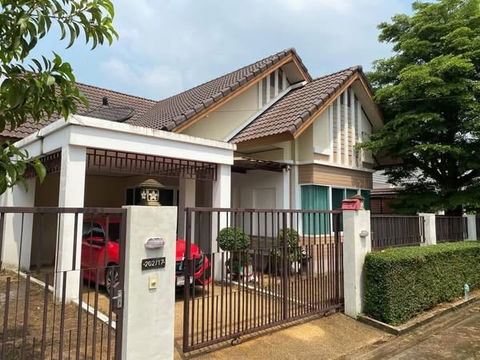 UK06-058 ✨Single house for rent behind Kasetsart Sriracha University✨ 💸 Rent only 19,000 baht/month ‼️