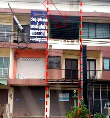 Shophouses for sale Kanchanadit Surat Thani : อาคารพาณิชย์ 68 square meter Surat Thani Kanchanadit Tha Uthae for 2071000 THB