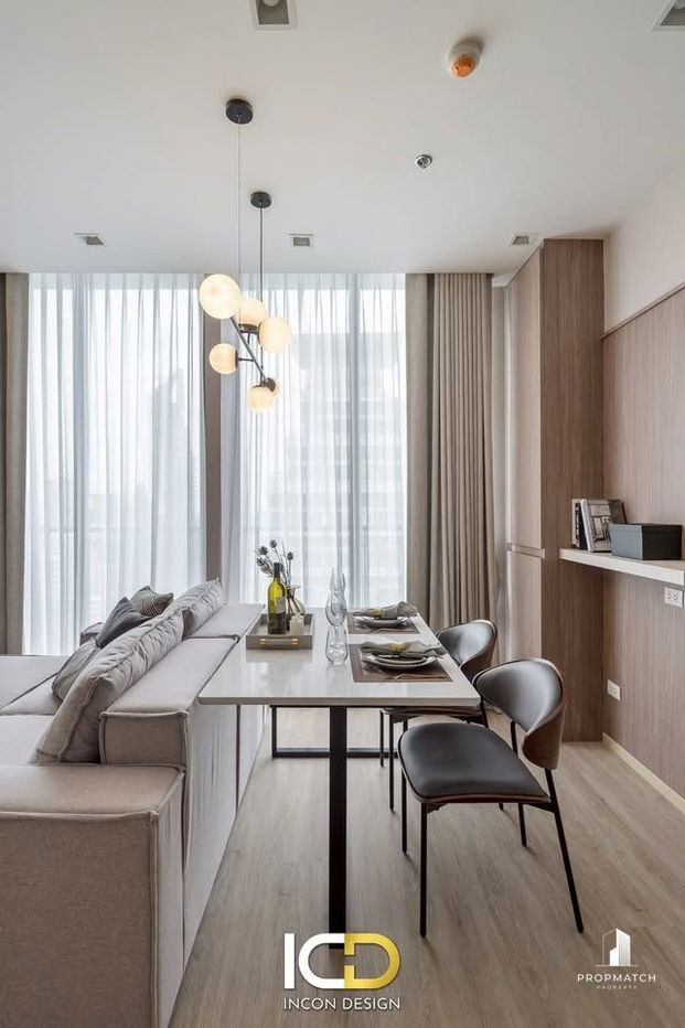 รูป ✨Flash Deal ✨ Noble State 39 ( 2Bed 2Bath 60 SQM.) แต่งครบพร้อมอยู่ !! เพียง 65,000 บาทต่อเดือน Tel.0981315848 @propmatch - รูปที่ 4/15