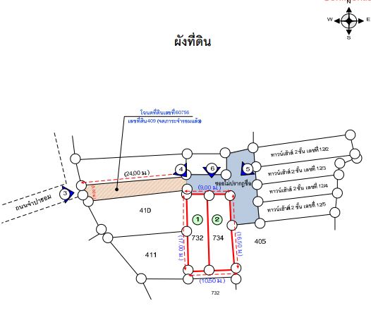 picture ที่ดินเปล่า 171.2 square meter Nakhon Sri Thammarat Muang Nakhon Sri Thammarat Nai Muang for 856000 THB - 4/4