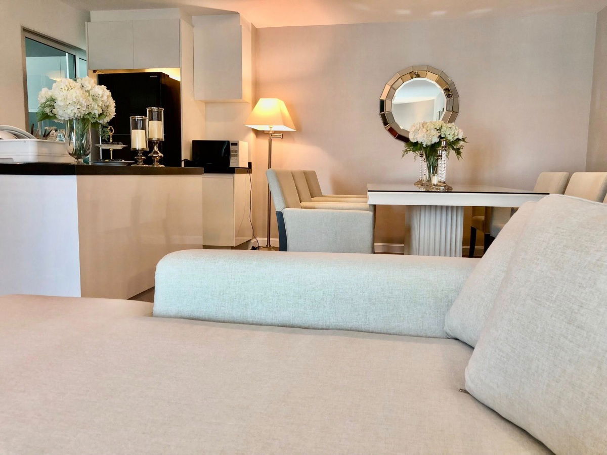 picture Condo for rent, Belle Grand Rama 9, beautifully decorated, fully furnished, 2 bedrooms, near MRT Rama 9 and Central Rama 9. - 2/12