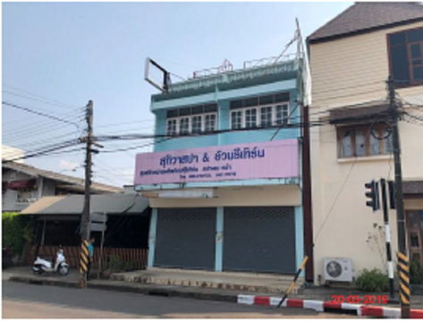 อาคารพาณิชย์ เนื้อที่ทั้งหมด 110 ตารางเมตร 465/1 ตำบลธาตุเชิงชุม อำเภอเมืองสกลนคร สกลนคร ราคา 3,720,000 บาท