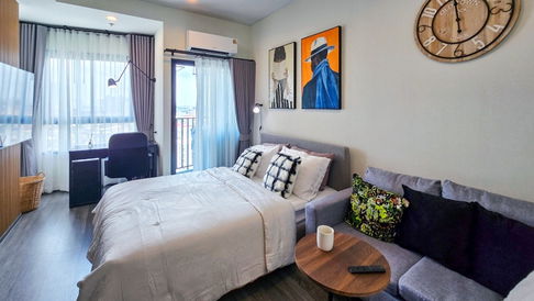 📲Line ID @556ryccg 🚄25 sqm 1 Bedroom Floor14 Ideo Ramkhamhaeng-Lam Sali Station near MRT Lam Sali Intersection