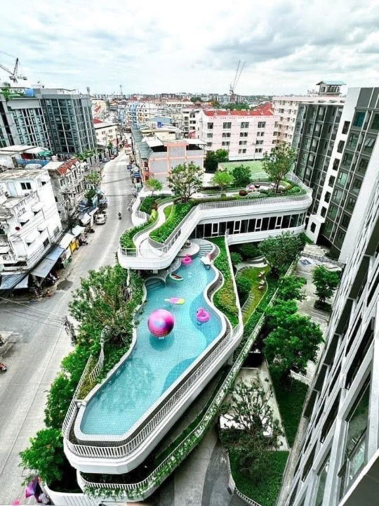 picture UK06-054 For rent Kave Universe Bangsaen, beautiful room near Burapha University 📍 5th floor  💸 Rental price only 10,000 baht/month - 7/14
