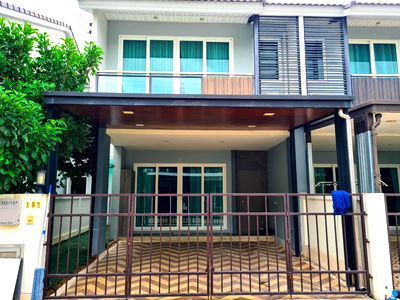 เช่าบ้านแฝด เขตคลองสามวา : ให้เช่าบ้านแฝด 2 ชั้น ศุภาลัย เบลล่า วงแหวน–รามอินทรา สภาพใหม่ พร้อมครัวบิวท์อิน ใกล้แฟชั่นไอส์แลนด์ เพียง 15,000 บาท/เดือน