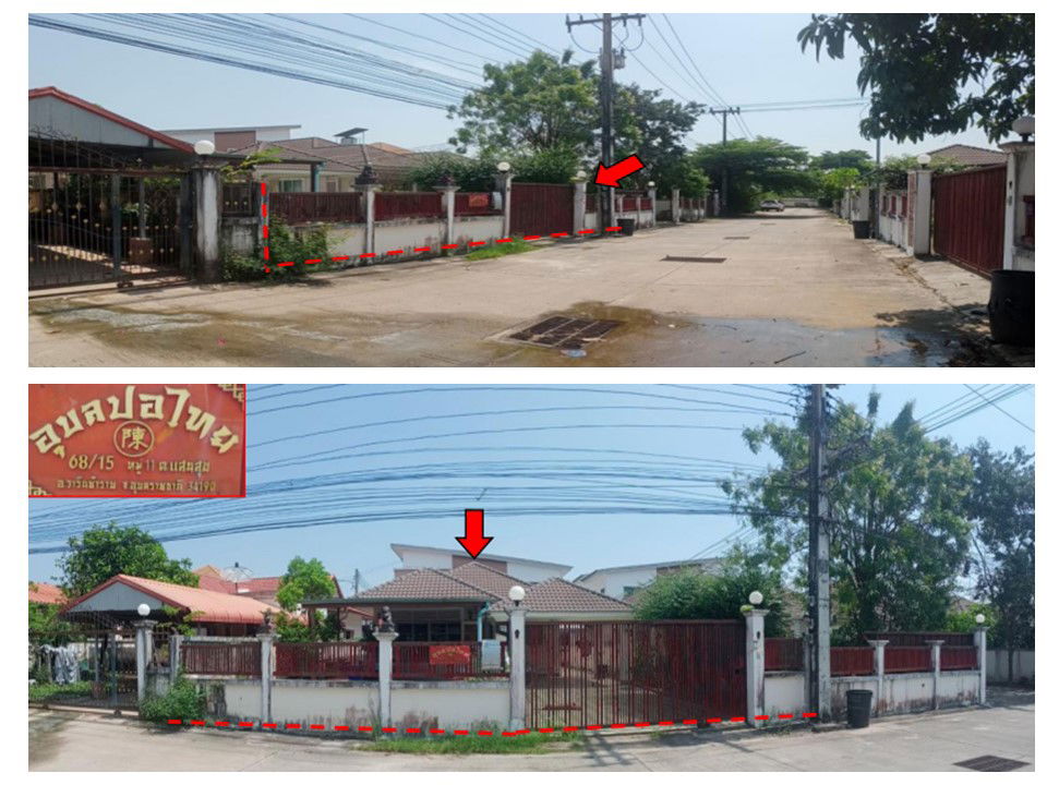 รูป บ้านเดี่ยว เนื้อที่ทั้งหมด 332.4 ตารางเมตร 68/15 ตำบลแสนสุข อำเภอวารินชำราบ อุบลราชธานี ราคา 2,025,000 บาท - รูปที่ 1/8