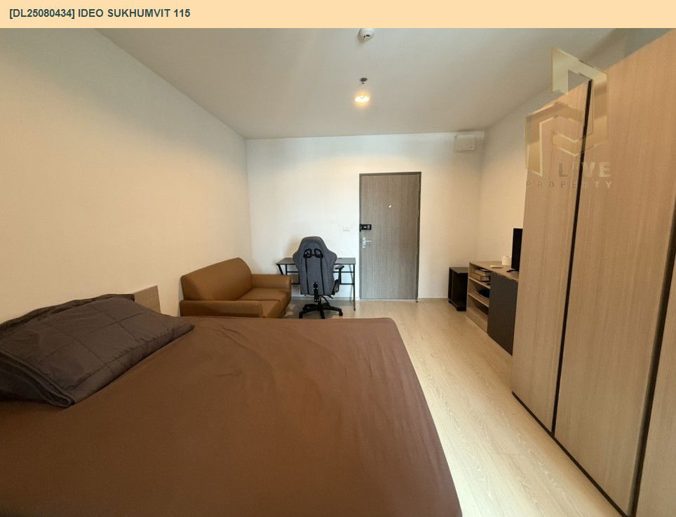 picture DL25080434 Condo for rent, IDEO Sukhumvit 115  near BTS Pu Chao, ready to move in, call urgently 0656133286 LineID @655ebbvc - 4/9