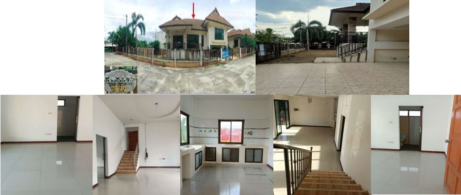 รูป บ้านเดี่ยว เนื้อที่ทั้งหมด 447.2 ตารางเมตร 79/19 หมู่บ้านอัญชลี ตำบลเวียงสระ อำเภอเวียงสระ สุราษฎร์ธานี ราคา 5,093,000 บาท - รูปที่ 2/8