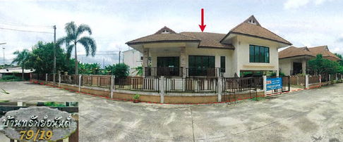 บ้านเดี่ยว เนื้อที่ทั้งหมด 334.8 ตารางเมตร 79/22 หมู่บ้านอัญชลี ตำบลเวียงสระ อำเภอเวียงสระ สุราษฎร์ธานี ราคา 4,400,000 บาท