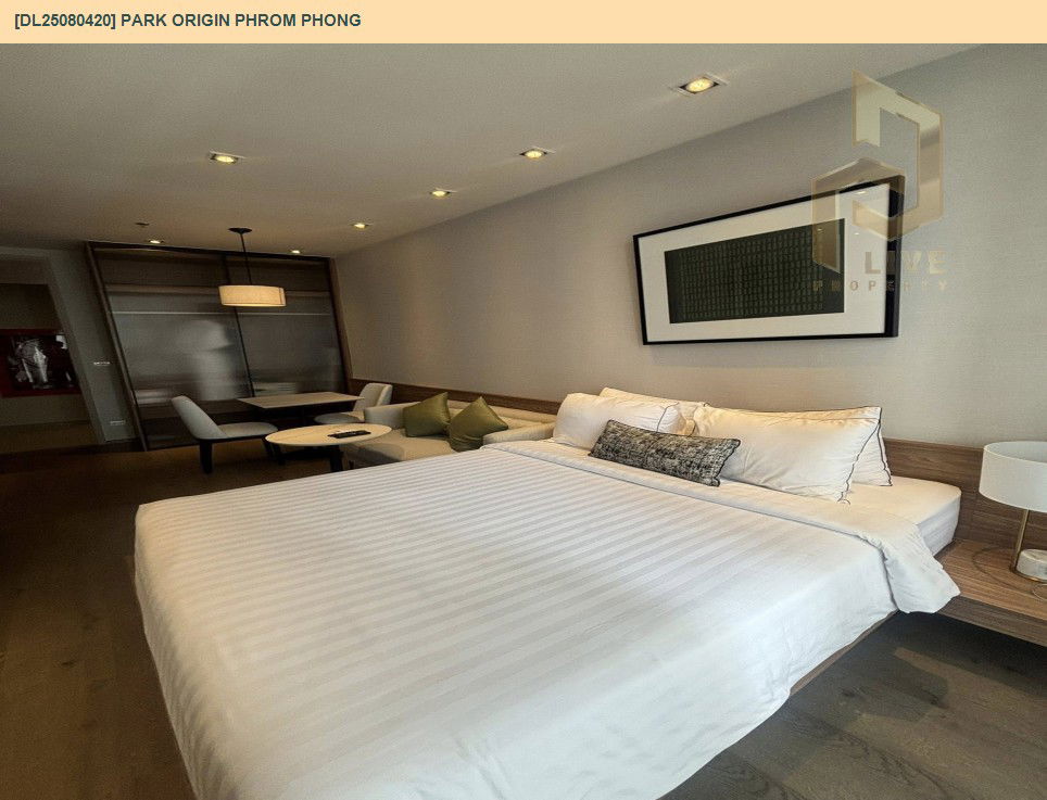 picture DL25080420 Condo for rent, PARK ORIGIN PHROM PHONG near BTS Phrom Phong, ready to move in, call urgently 0656133286 LineID @534wlwof - 3/14