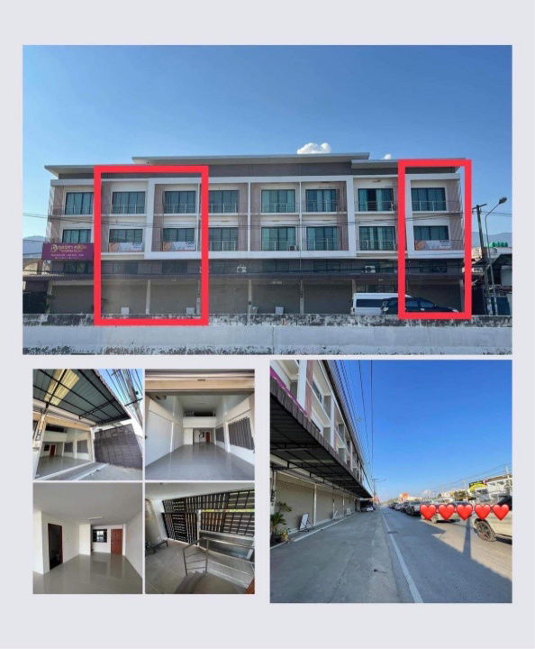 picture For Rent: Prime Location Shophouse on the Canal Road, 500 meters from Chiang Mai University (CMU). - RW006791 - 2/4