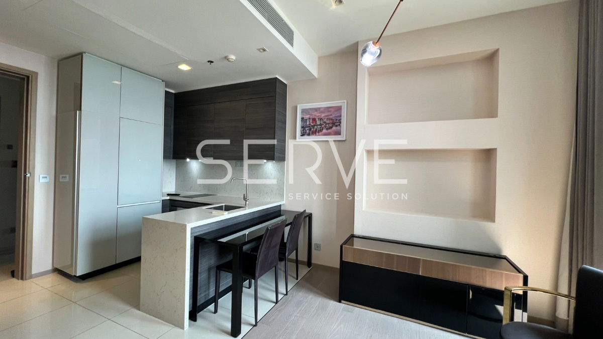picture 🔥40K🔥- 1 Bed with Bathtub Super High Fl. Good Location in Asoke Area MRT Sukhumvit 550 m. & BTS Asok 700 m. at The Esse Asoke Condo / For Rent - 4/8