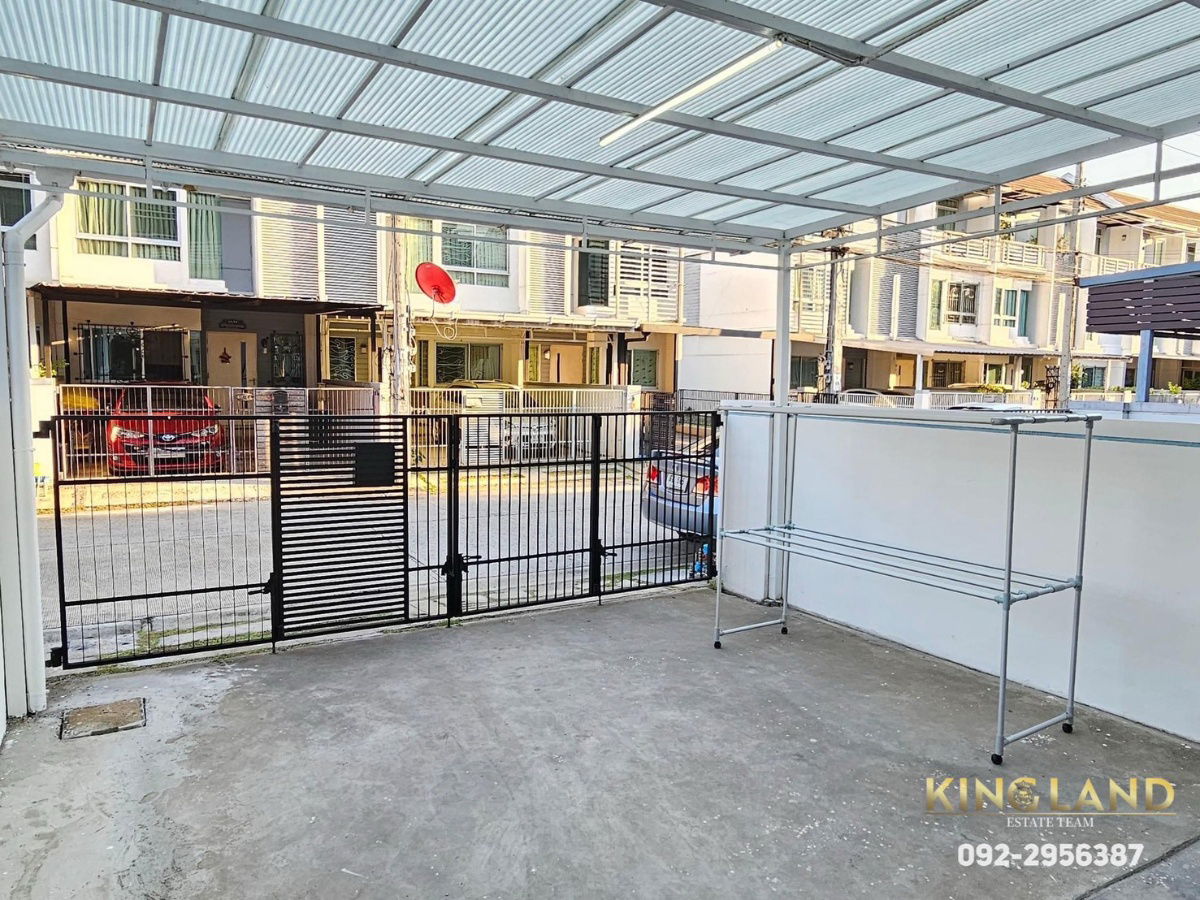 รูป 🏠#เช่าทาวน์โฮม3ชั้น หมู่บ้านBaanmai พระราม9-ศรีนครินทร์ 3ห้องนอน 3ห้องน้ำ ติดเเอร์ทั้งหลังพร้อมเฟอร์นิเจอร์ ฟูกที่นอนใหม่ทุกห้อง - รูปที่ 2/17