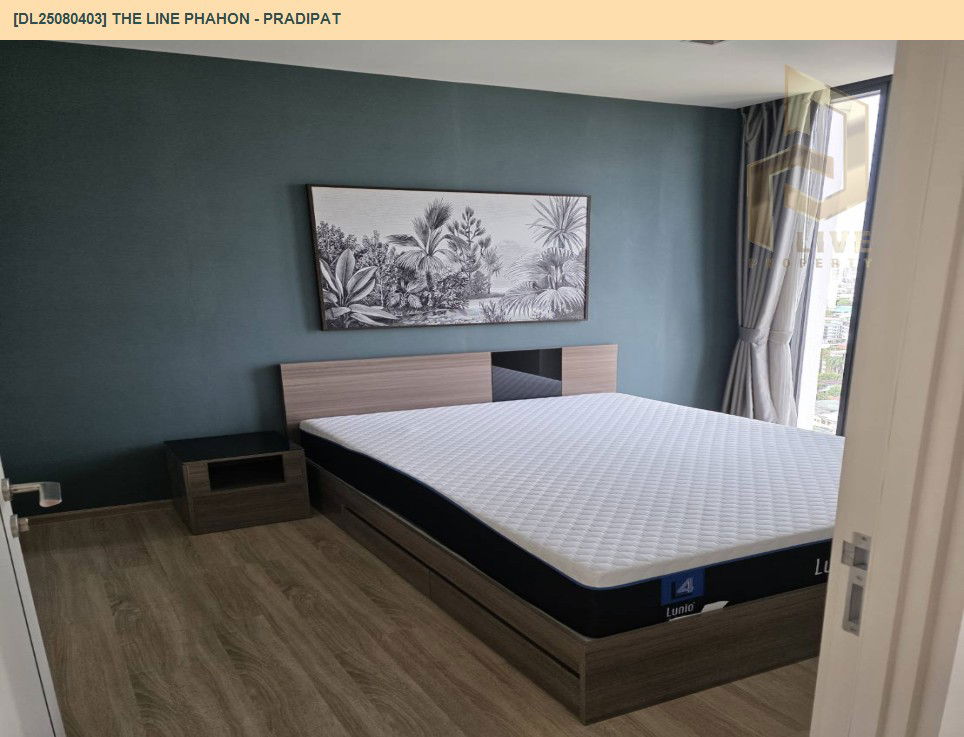 picture DL25080403 Condo for rent, THE LINE Phahon - Pradipat near BTS Saphan Khwai, ready to move in, call urgently 0656133286 LineID @655ebbvc - 2/12