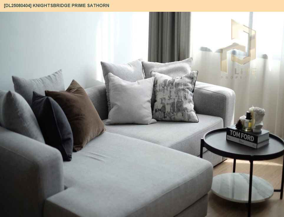รูป DL25080404 ให้เช่าคอนโด ไนท์บริดจ์ ไพร์ม สาทร (Knightsbridge Prime Sathorn) ใกล้ BTS ช่องนนทรี พร้อมเข้าอยู่ โทรด่วน 0638692663 LineID @534wlwof - รูปที่ 15/19