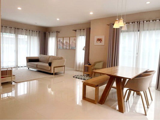 picture FOR RENT PASSORN BANGNA - WONGWAEN / 3 bedrooms 3 bathrooms / 50 Sqw. 180 Sqm. **50,000** CLOSE TO GEMOPOLIS INDUSTRIAL ESTATE - 3/16
