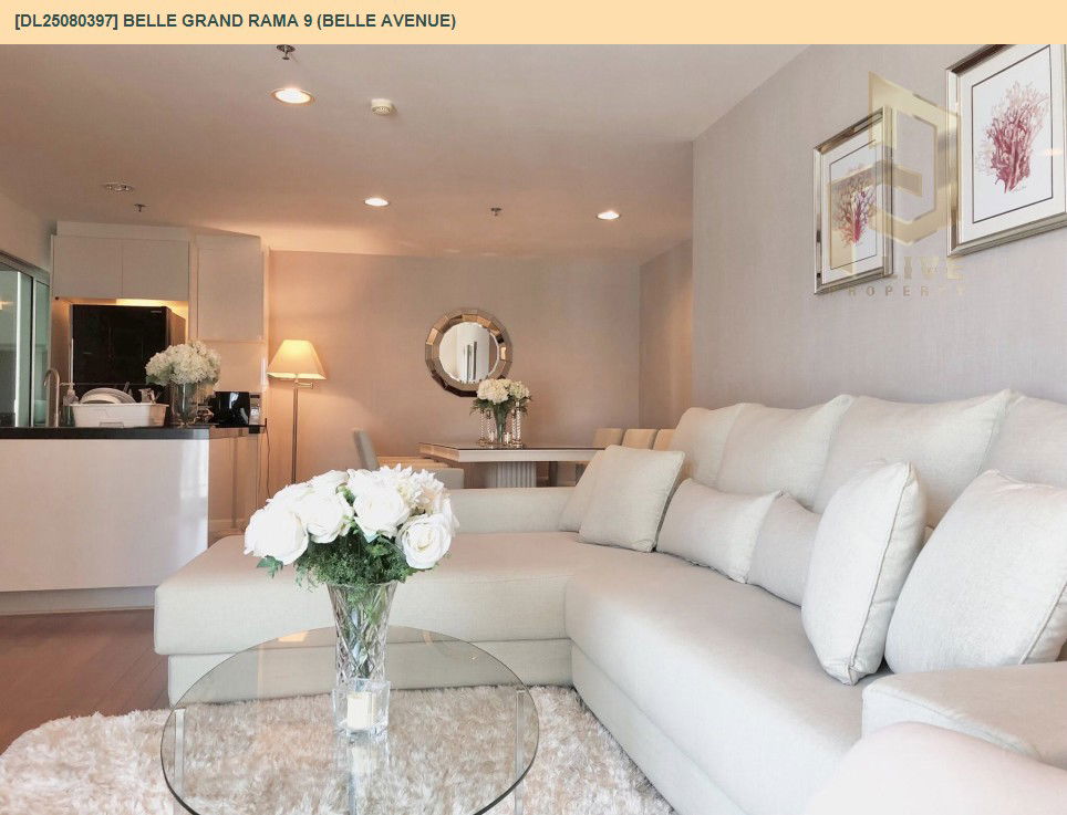 picture DL25080397 Condo for rent, Belle Grand Rama 9 (Belle Avenue) near MRT พระราม 9, ready to move in, call urgently 0656133286 LineID @655ebbvc - 8/9