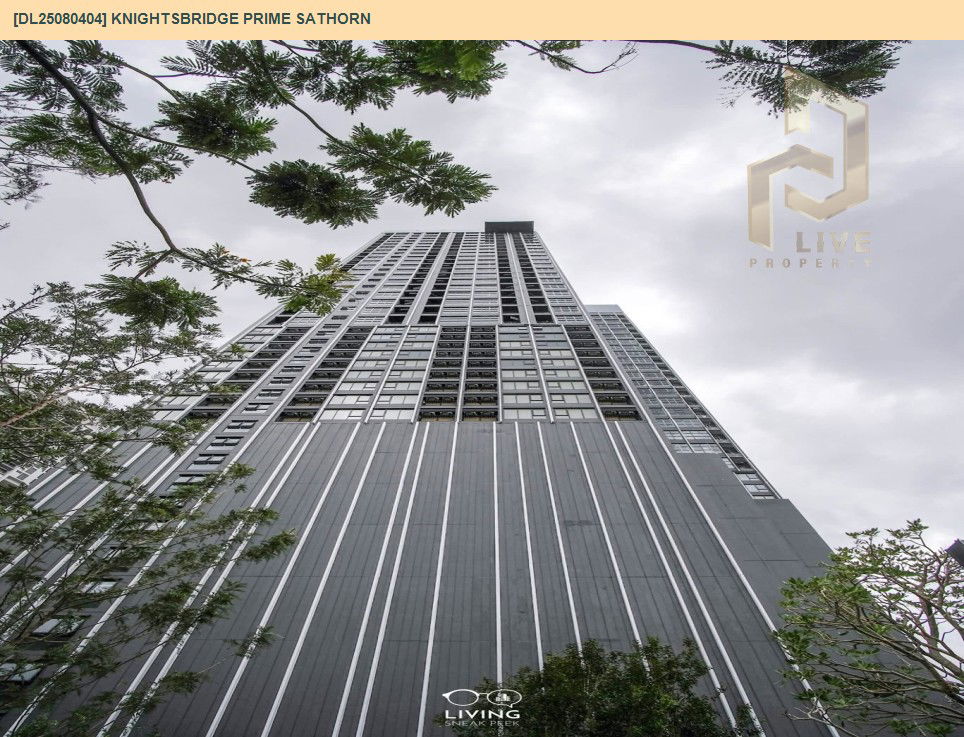 รูป DL25080404 ให้เช่าคอนโด ไนท์บริดจ์ ไพร์ม สาทร (Knightsbridge Prime Sathorn) ใกล้ BTS ช่องนนทรี พร้อมเข้าอยู่ โทรด่วน 0638692663 LineID @534wlwof - รูปที่ 10/19