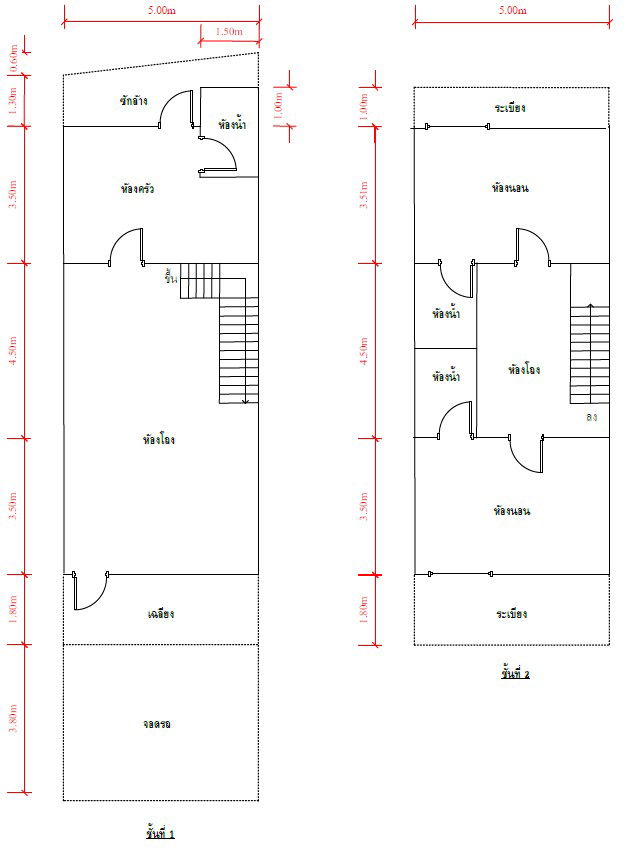 picture ทาวน์เฮ้าส์ 99.6 square meter Krabi Muang Krabi Krabi Noi for 1755000 THB - 11/12