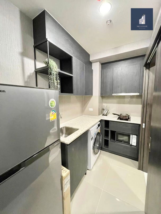 รูป XT Huaikhwang MRT ห้วยขวาง 1ห้องนอน 1ห้องน้ำ ชั้นสูง แต่งสวย  - รูปที่ 7/8