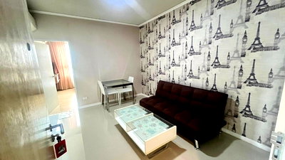 Condos for rent : UK01-350 Sea Hill Condo for rent, Sriracha, 6th floor, corner room, rent only 8,000 baht/month, mountain and sea view