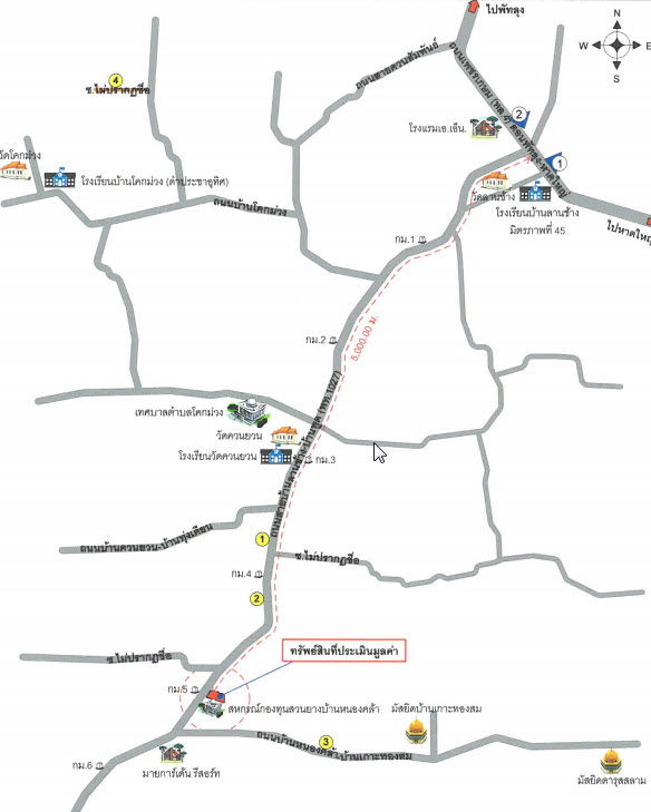 picture ที่ดินเปล่า 324 square meter Phatthalung Khao Chaison Khok Muang for 586000 THB - 4/4
