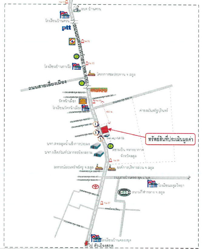 picture ที่ดินเปล่า 9659.2 square meter Satun Muang Satun Khlong Khut for 26080000 THB - 3/4