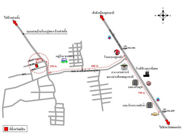 รูป ขายบ้านเดี่ยว บ้านโนนภู่ทอง-บ้านคำกลิ้ง ตำบลบ้านจั่น อ.เมือง จ.อุดรธานี - รูปที่ 4/4