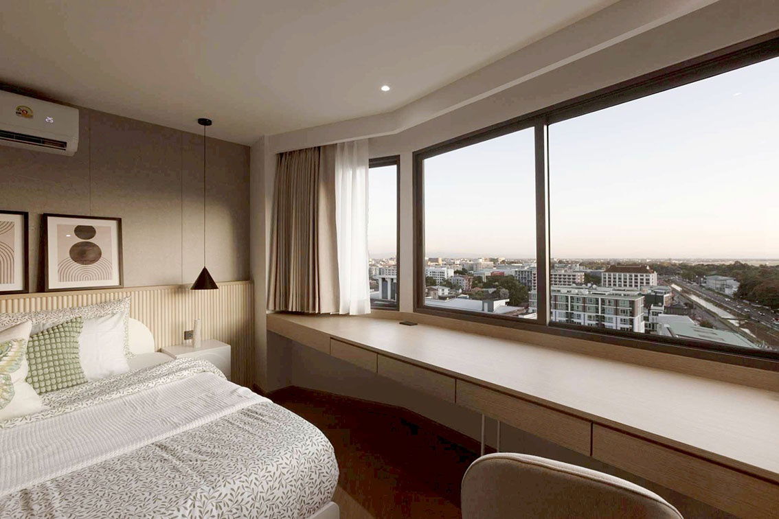 picture Condo for rent in downtown near by 5 min to Chiang Mai University, No.1C649 - 10/15