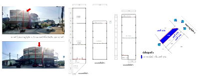 Shophouses for sale Muang Surat Thani Surat Thani : อาคารพาณิชย์ 132.4 square meter Surat Thani Muang Surat Thani Talat for 6820000 THB