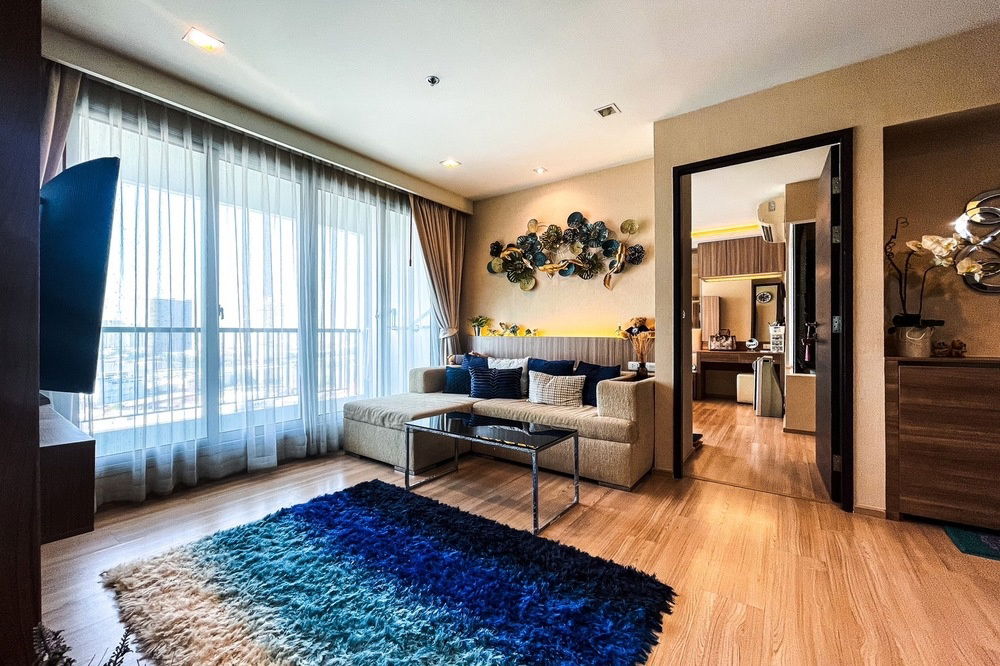 picture 🔥 For Rent !!🔥 Code C20240100561..........Rhythm Sathorn, 2 bedroom, 2 bathroom, high floor 18++, furnished, ready to move in 📣📣 - 2/7