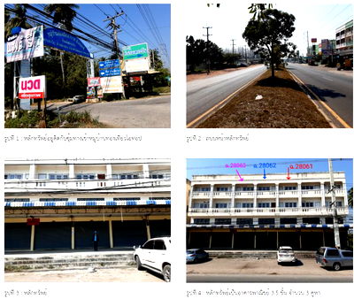 Shophouses for sale Damnoen Saduak Ratchburi : อาคารพาณิชย์ 100 square meter Ratchburi Damnoen Saduak Khunphithak for 2240000 THB