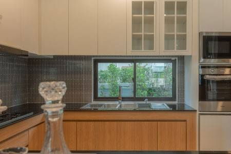 picture Pool villa for sale in Graceland Village, built-in furniture, located on the main road of the village, opposite Grace International School.- SW002848 - 18/20