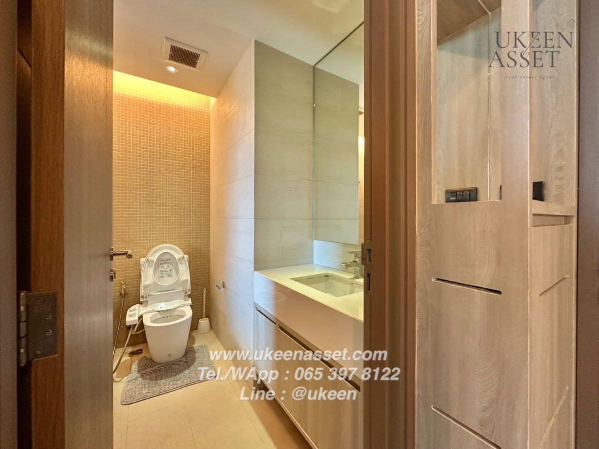 picture UK01-347 Condo for rent, Marina Bayfront Sriracha, convenient travel, near Somdej Hospital: 1 bedroom, 40 sq m., 20th floor. 12,000 baht/month - 12/13