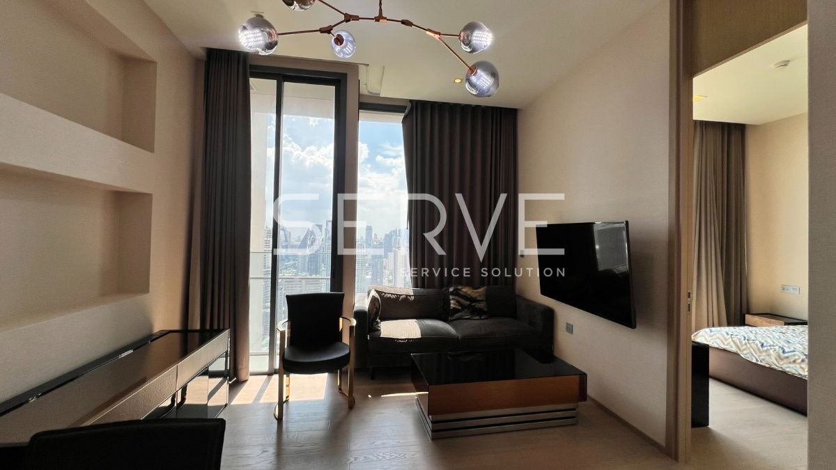 picture 🔥40K🔥- 1 Bed with Bathtub Super High Fl. Good Location in Asoke Area MRT Sukhumvit 550 m. & BTS Asok 700 m. at The Esse Asoke Condo / For Rent - 1/8