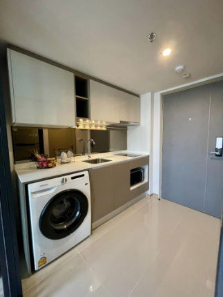 picture Duplex room for rent, 2 floors, beautiful room, fully furnished, IDEO Rama 9 - Asoke, near MRT Rama 9, ready to move in. add line @500adtpm  - 3/10