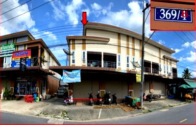 Shophouses for sale Wiang Sa Surat Thani : อาคารพาณิชย์ 100 square meter Surat Thani Wiang Sa Ban Song for 1748000 THB
