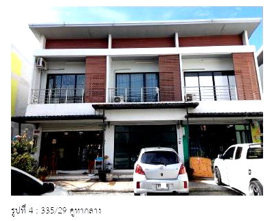 อาคารพาณิชย์ เมืองนครศรีธรรมราช นครศรีธรรมราช : อาคารพาณิชย์ เนื้อที่ทั้งหมด 130.4 ตารางเมตร 335/29 ตำบลปากพูน อำเภอเมืองนครศรีธรรมราช นครศรีธรรมราช ราคา 2,210,000 บาท