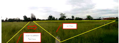 Land for sale Khanu Woralaksaburi Kamphaeng Phet : ที่ดินเปล่า 5773.2 square meter Kamphaeng Phet Khanu Woralaksaburi Salok Bat for ติดต่อธนาคาร THB