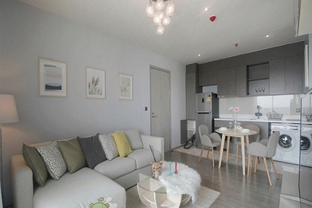 picture 🔥 For Rent !!🔥 Code C20240201229..........Rhythm Ekkamai, 2 bedroom, 2 bathroom, high floor 21++, corner room, furnished, ready to move in 📣📣 - 2/12