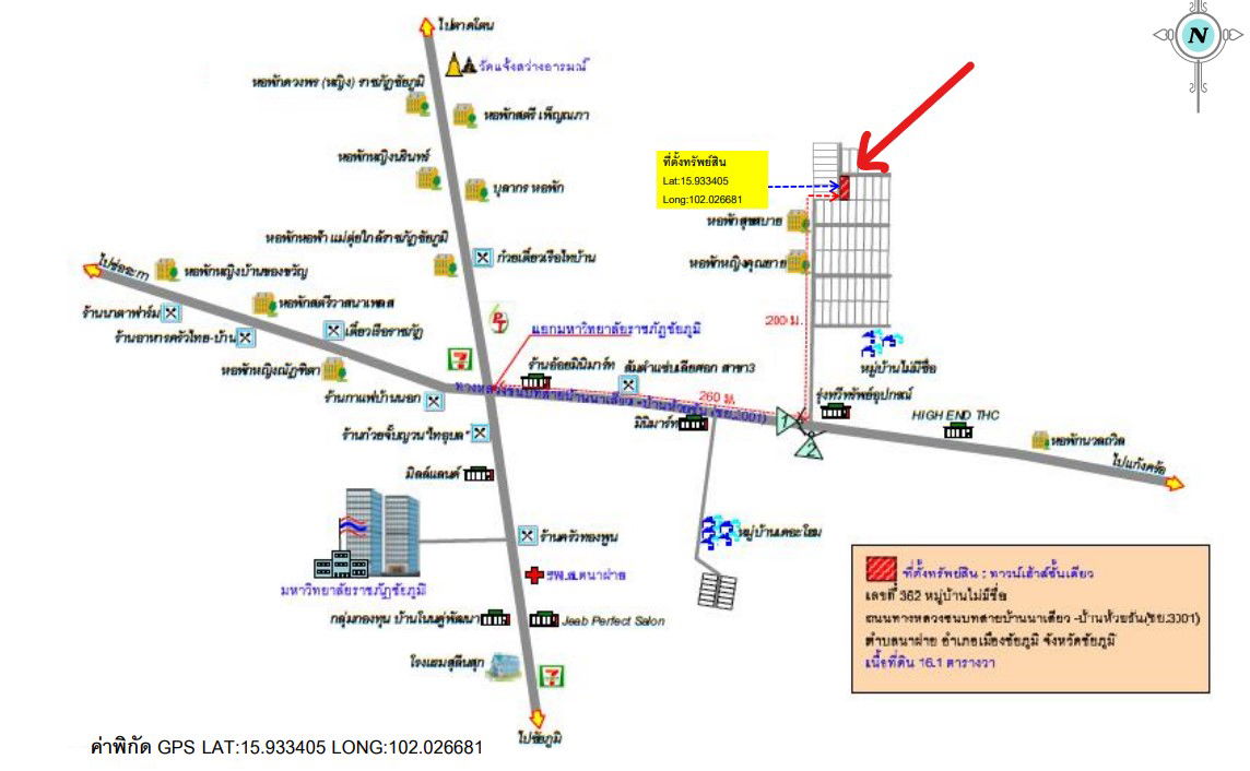 picture ทาวน์เฮ้าส์ 64.4 square meter Chaiyaphum Muang Chaiyaphum Na Fai for 260000 THB - 2/2