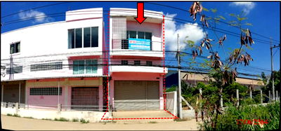 Shophouses for sale Boromarajanani College of Nursing Sawanpracharak : อาคารพาณิชย์ 138.4 square meter Nakhon Sawan Muang Nakhon Sawan Pak Nam Pho for 1733000 THB