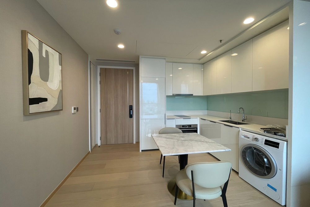 picture 🔥 For Rent !! 🔥 Code C20240300678.Anil Sathorn 12, 1 bedroom, 1 bathroom, South Facing, City View, high floor 26++, furnished, ready to move in 📣📣 - 4/7