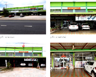 Shophouses for sale Sukhothai : อาคารพาณิชย์ 283.6 square meter Sukhothai Muang Sukhothai Pak Kaeo for 4250000 THB