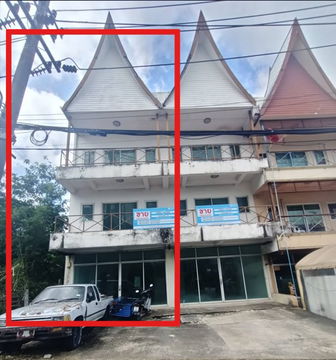 อาคารพาณิชย์ เนื้อที่ทั้งหมด 101.6 ตารางเมตร 1/6 ถนนปฏัก (ทล.4028) ตำบลกะรน อำเภอเมืองภูเก็ต ภูเก็ต ราคา 3,040,000 บาท