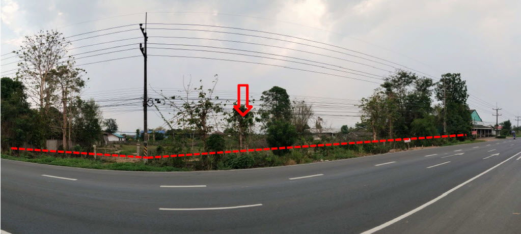 picture ที่ดินเปล่า 5584 square meter Chiang Rai Mae Chan Pa Sang for 9082000 THB - 1/2