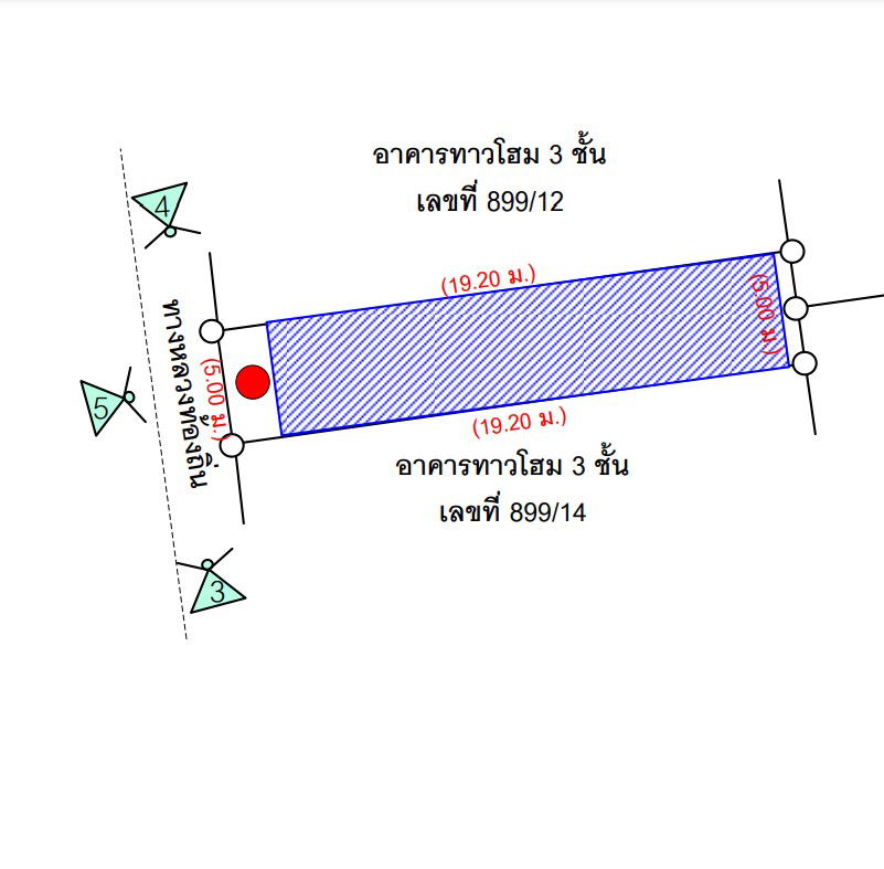 รูป ตึกแถว เนื้อที่ทั้งหมด 96 ตารางเมตร 899/13 ตำบลในเมือง อำเภอเมืองนครราชสีมา นครราชสีมา ราคา 1,615,000 บาท - รูปที่ 8/10
