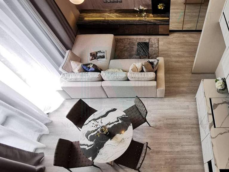 picture For Rent Condo THE LINE SUKHUMVIT 101 Building 1, Floor 20,Duplex 2 bed room, Room size 62.00 sqm - 4/8