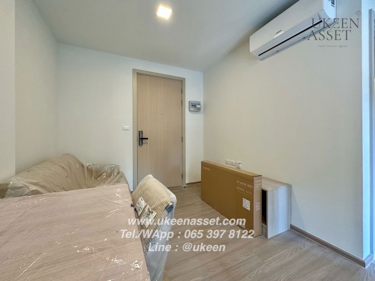 picture UK01-349 Dcondo Vale Sriracha for rent, rental price 7,500 baht/month, ready to move in, garden view + pool, top floor, fully furnished - 4/7